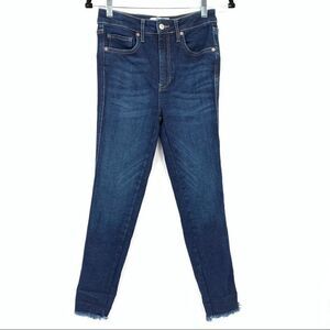 We The Free High Rise Raw Hem Skinny Stretch Jean